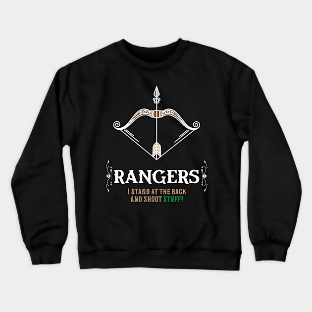 RPG Definition of Rangers Crewneck Sweatshirt by retrochris